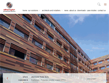 Tablet Screenshot of eltheringtonarchitectural.co.uk